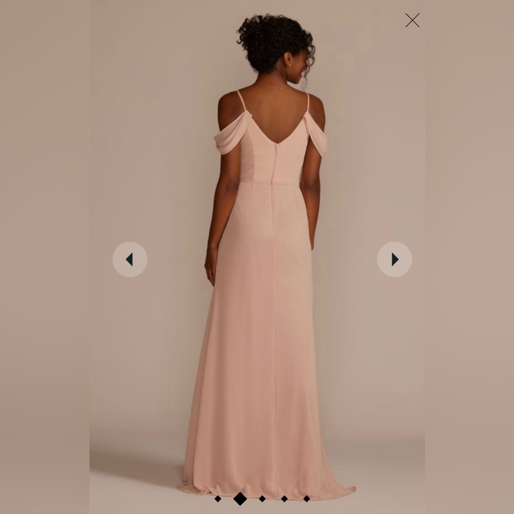 David’s bridal Petal Pink dress